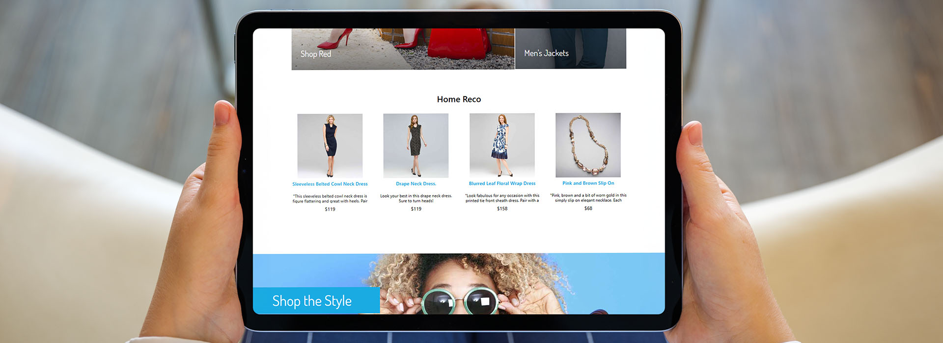 Intelligent Product Recommendations Examples