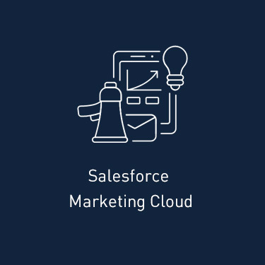 Salesforce Marketing Cloud Tile White