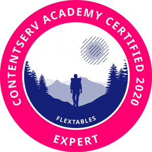 Contentserv Flextables Course Certification